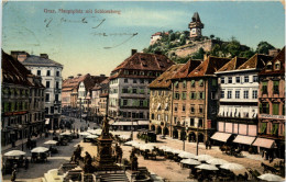 Graz/Steiermark - Hauptplatz Mit Schlossberg - Graz