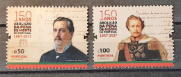 2017 - Portugal - MNH - 150 Years Since Abolition Of Death Penalty - 2 StaMPS - Nuevos