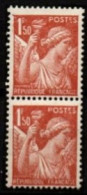 FRANCE   -  1944 .  Y&T N° 652 *.  Légendes Maculées - Unused Stamps