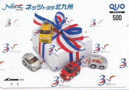 Japan Prepaid Quo Card 500 - Toyota Toy Car - Japón