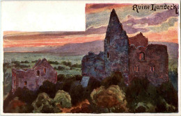 Ruine Landeck - Künstlerkarte Bieser - Emmendingen