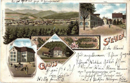 Gruss Aus Steinen - Litho - Loerrach