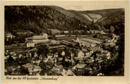 Schwarzburg/Thür.Wald - Blick Von Der HO-Gaststätte Schwarzaburg - Saalfeld