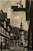 Stolberg/Harz . Hotel Weisses Ross - Älteste Gaststätte Im Ort Seir 1627 - Stolberg (Harz)