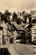 Stolberg/Harz . Thomas-Müntzer-Gasse Mit Blick Auf Das Schloss Jetzt FDGB-Erholungsheim Comenius - Stolberg (Harz)