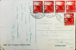 Italy - Repubblica - Democratica Lettera / Cartolina Da Polignano A Mare - S7200 - 1946-60: Marcophilie