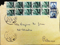 Italy - Repubblica - Democratica Lettera / Cartolina Da Trapani - S7191 - 1946-60: Storia Postale