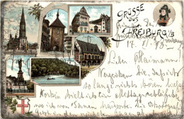 Gruss Aus Freiburg - Litho - Freiburg I. Br.