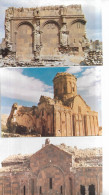 TURQUIE - Lot De 3 Cartes  " Ani Harabeleri The Ruins Of Ani Kars TURKEY " - Turkey