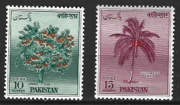 PAKISTAN. N°59/A De 1957-8. Oranger Et Cocotier. - Arbres