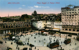 73336450 Bruxelles Bruessel Place Rogier Et Palace Hotel Strassenbahnen Bruxelle - Other & Unclassified