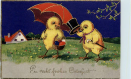 Ostern - Prägekarte - Chicken - Pâques