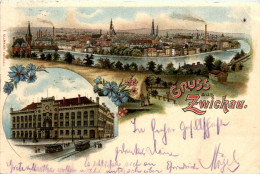 Gruss Aus Zwickau - Litho - Zwickau