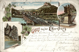 Gruss Aus Ebernburg - Litho - Bad Muenster A. Stein - Ebernburg