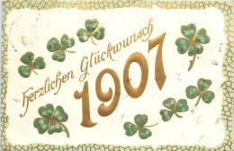 Jahreszahl 1907 - New Year