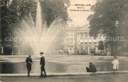 73336380 Bruxelles Bruessel Palais De La Nation Brunnen Bruxelles Bruessel - Sonstige & Ohne Zuordnung