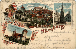Gruss Aus Nürnberg - Litho - Nürnberg