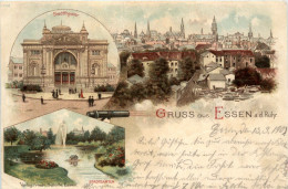 Gruss Aus Essen - Litho - Essen