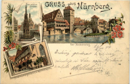 Gruss Aus Nürnberg - Litho - Nuernberg