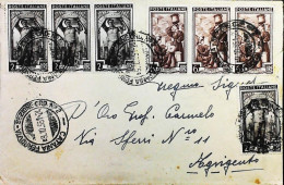 Italy - Repubblica - Italia Al Lavoro Lettera / Cartolina Da Catania - S7371 - 1946-60: Poststempel