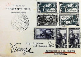 Italy - Repubblica - Italia Al Lavoro Lettera / Cartolina Da Campolongo Maggiore - S7367 - 1946-60: Storia Postale