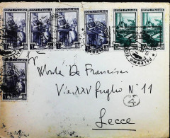 Italy - Repubblica - Italia Al Lavoro Lettera / Cartolina Da Palermo - S7372 - 1946-60: Marcofilie