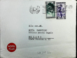Italy - Repubblica - Italia Al Lavoro Lettera / Cartolina Da Milano - S7376 - 1946-60: Poststempel