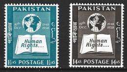 PAKISTAN. N°100-1 De 1958. Déclaration Universelle Des Droits De L'Homme. - UNO