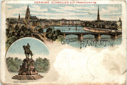 Gruss Aus Frankfurt - Litho - Frankfurt A. Main