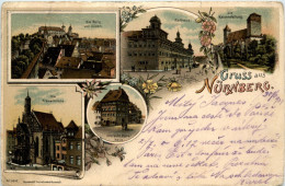 Gruss Aus Nürnberg - Litho - Nürnberg