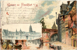 Gruss Aus Frankfurt - Litho - Frankfurt A. Main