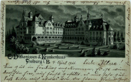 Freiburg Diakonissen & Krankenhaus - Litho - Freiburg I. Br.