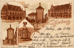 Gruss Aus Freiburg - Litho - Freiburg I. Br.