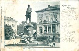 Gruss Aus Wiesbaden - Bismarck Denkmal - Wiesbaden