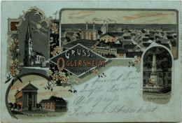 Gruss Aus Oggersheim - Litho - Ludwigshafen