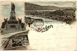 Gruss Aus Bingen - Litho - Bingen