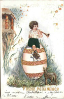 Ostern - Prägekarte - Pasen
