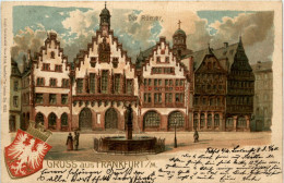 Gruss Aus Frankfurt - Litho - Frankfurt A. Main