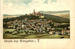 Gruss Aus Königstein Im Taunus - Litho - Koenigstein