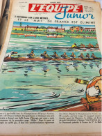 EQUIPE JUNIOR/ AVIRON/ JACQUES MAILLET /KOBLET /SAINT OGAN/MERMOZ/PIERRE BARBOTIN - Deportes