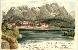 Gruss Aus Eibsee - Litho - Garmisch-Partenkirchen