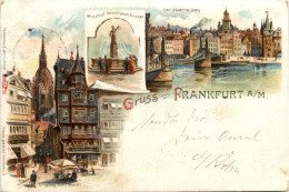 Gruss Aus Frankfurt - Litho - Frankfurt A. Main