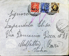 ITALIA - COLONIE OCCUPAZIONE BRITANNICA - M.E.F. - Lettera Da ASMARA 1946- S6356 - Britische Bes. MeF