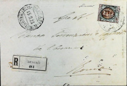 ITALIA - COLONIE -  LIBIA Lettera Raccomandata Da BENGASI Del 1923- S6316 - Libia