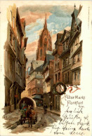 Frankfurt - Künstlerkarte - Litho - Frankfurter Privatpost - Frankfurt A. Main