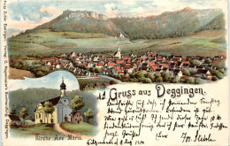 Gruss Aus Deggingen - Litho - Goeppingen