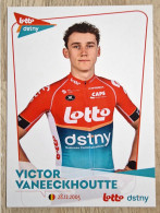 Card Victor Vaneeckhoutte - Team Lotto-Dstny Development - 2024 - Cycling - Cyclisme - Ciclismo - Wielrennen - Wielrennen