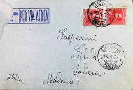 ITALIA - COLONIE ERITREA Lettera Da DESSIE' 1937  - S6412 - Erythrée