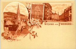 Gruss Aus Freiburg - Litho - Freiburg I. Br.