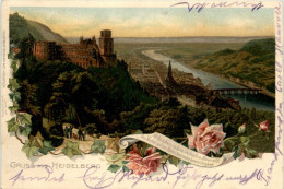 Gruss Aus Heidelberg - Litho - Heidelberg